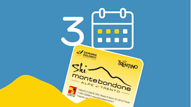 Image for: 3-Tages-Skipass Monte Bondone